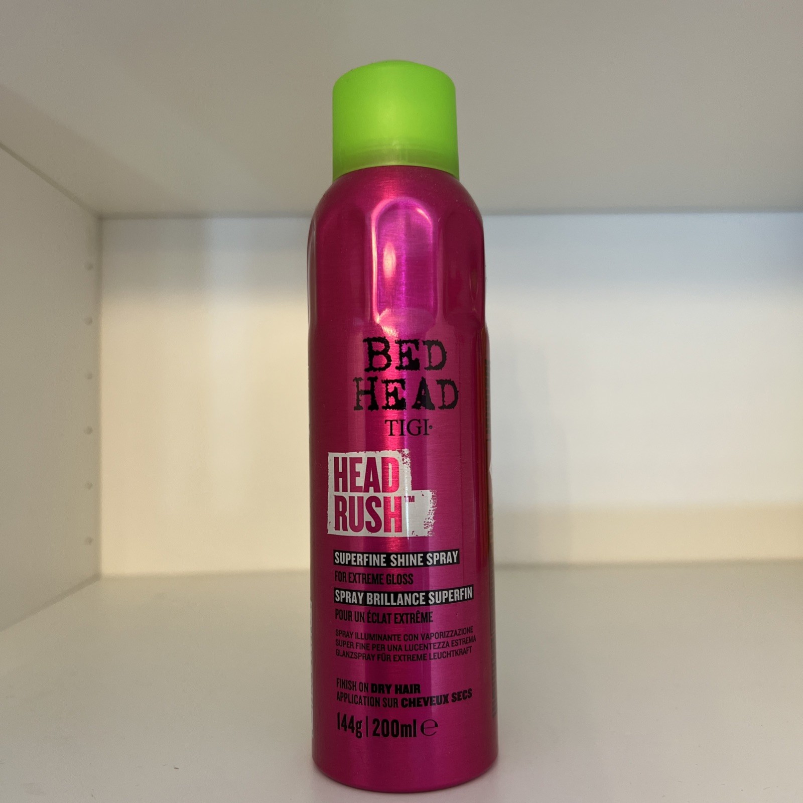 Tigi Headrush Shine Hair Spray For Smooth Shiny-Hair, 200ml in Clear - Image 2