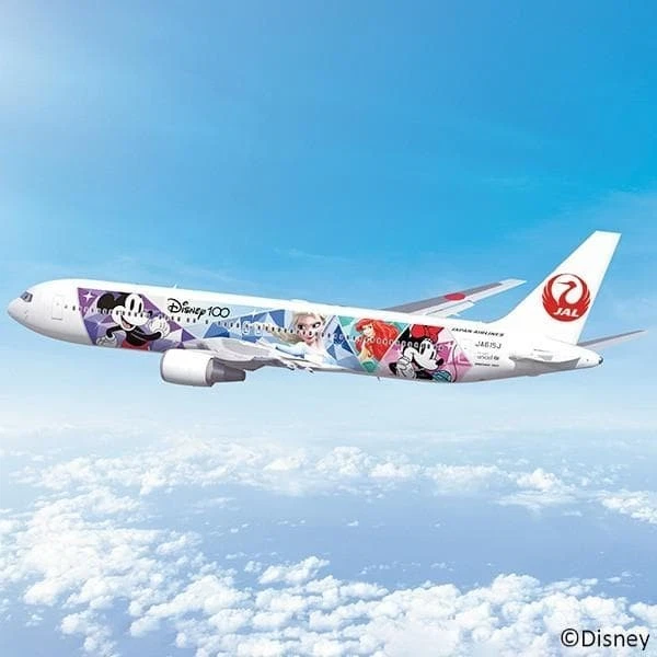 JAL DREAM EXPRESS Disney100 1/200 BOEING 767-300ER Disney 100th Anniv. Model NEW - Image 3 of 4