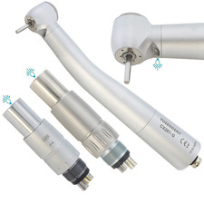 COXO Dental Fiber Optic Turbine High Speed Handpiece NSK LED Coupling 4 6 Hole
