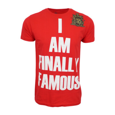 BIG SEAN I AM FINALLY FAMOUS MENS T SHRIT RED