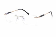Charriol PC 75072 C02 Silver Gold Men's Rimless Titanium Eyeglasses 55-19-145