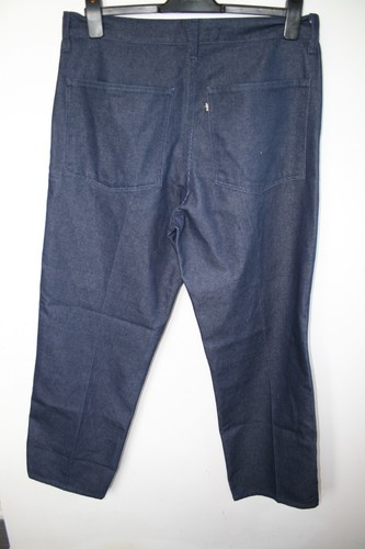 Vintage 70's LEVI LEVIS blue sta-prest blue jeans black tab W 36 L 34 zip fly - Picture 4 of 14