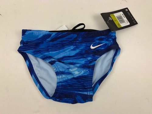 Boys Nike Performance Swim Brief NESS5003 NWT Swimsuit Rivers - Picture 5 of 10