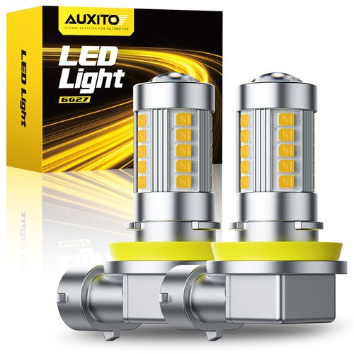 YELLOW LED Fog Light Bulbs H11 High Power Lamps 3000K Foglight Bulbs H8 Kit 6G - Picture 9 of 18