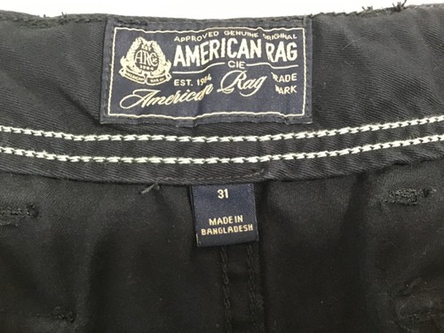 American Rag Men's Cargo Shorts Navy Size 31 w/ 10" Inseam Flat Front Exc. Cond. - Picture 16 of 19