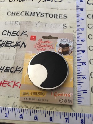 1 LID Bormioli Rocco 70mm 2.75'' Diameter  CHALKBOARD lid  Quattro Stagioni