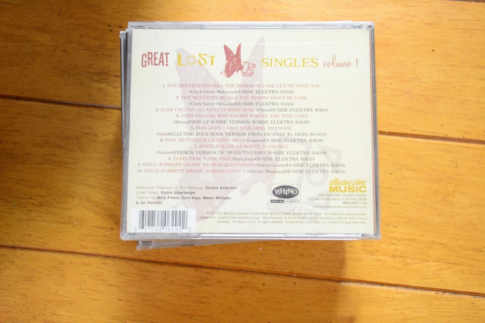 VARIOUS "GREAT LOST ELEKTRA SINGLES" CD [NEW SEALED] RHINO [212] Foto 2 de 4
