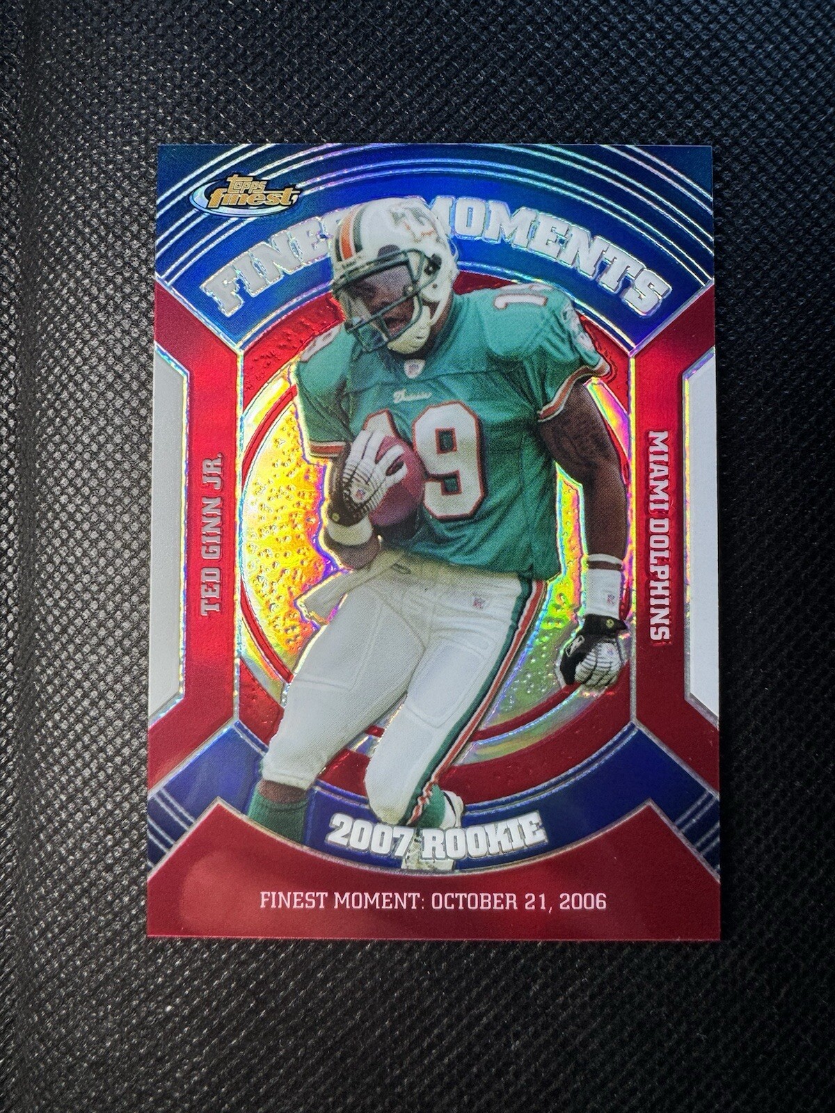 Ted Ginn Jr. Finest Moments #RFMTG Refractor