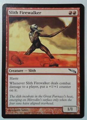 Slith Firewalker *PLAYSET* Magic MtG x4 Mirrodin SP