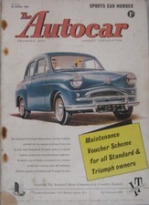 Autocar magazine 20 April 1956 featuring Aston Martin DB3S, Sunbeam road test