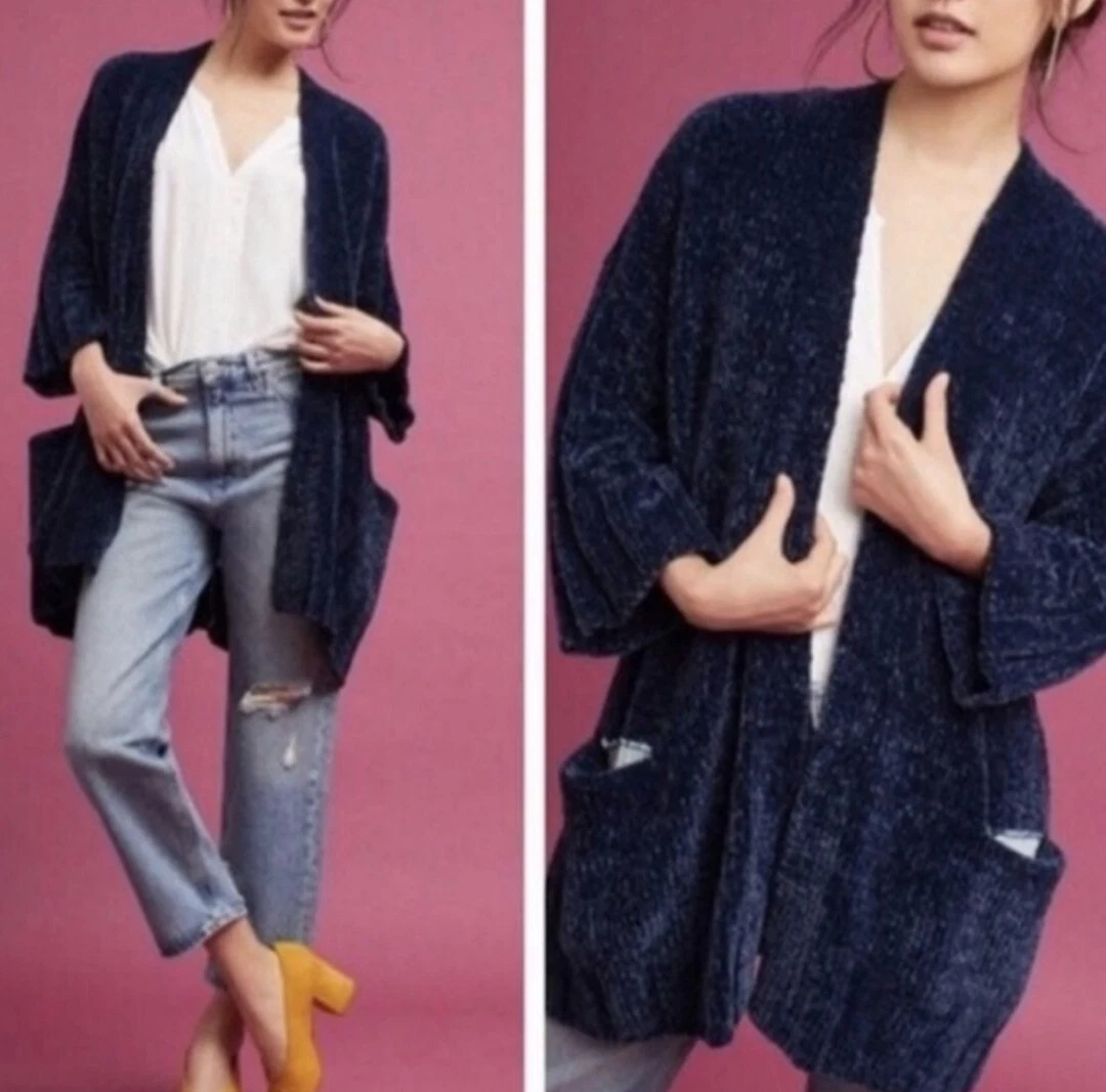 Anthropologie moth chenille cardigan sale