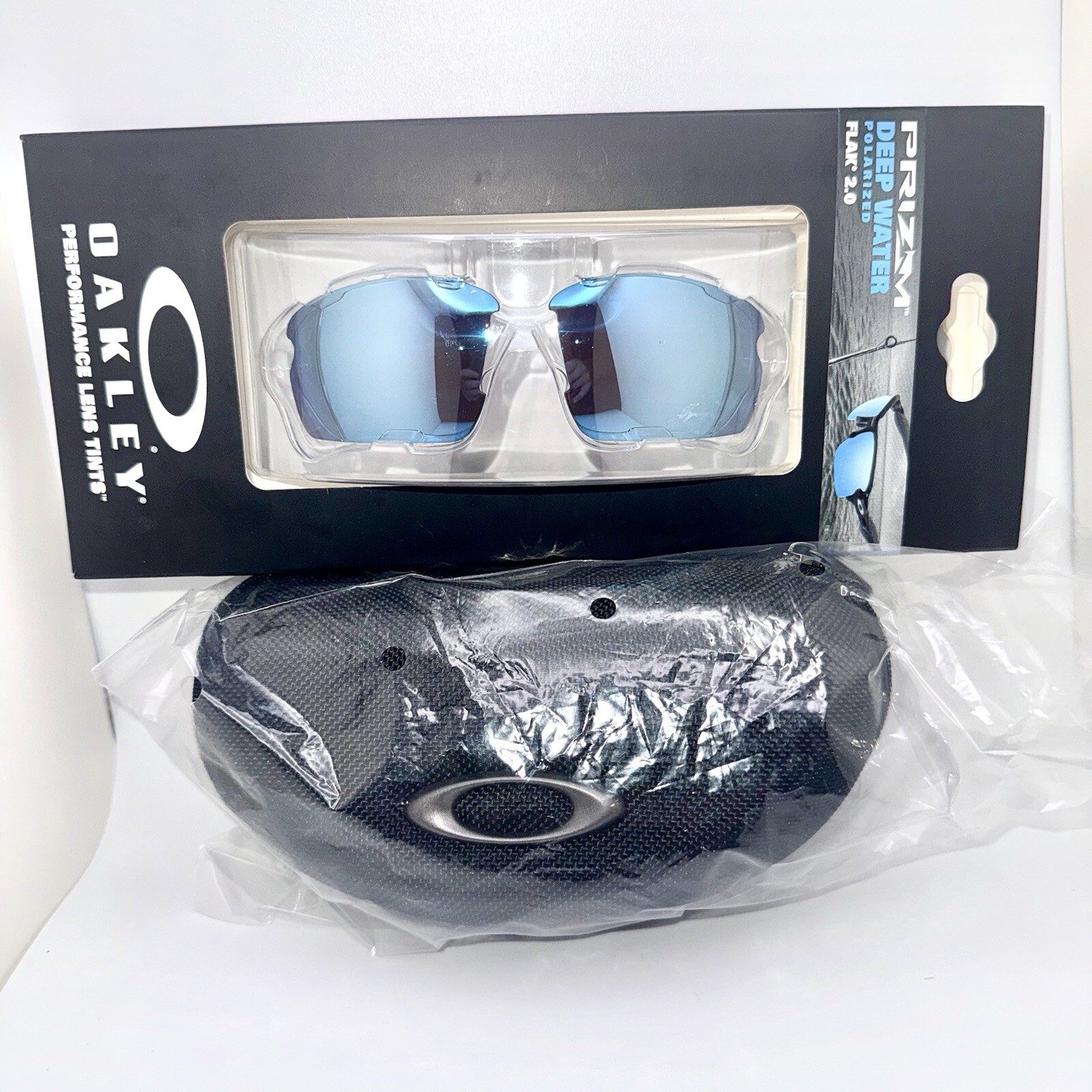 Oakley Flak 2.0 Prizm Deep Water Polarized LENS Set w/ Array Soft Vault Case NEW