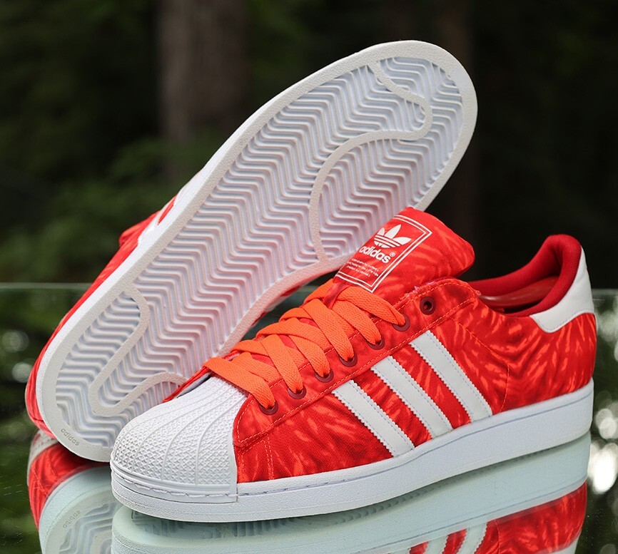 Adidas Superstar II Solar Burst Red 2014 Men's Size 11.5 Adidas Superstar II Solar Burst Red 2014 Men's Size 11.5