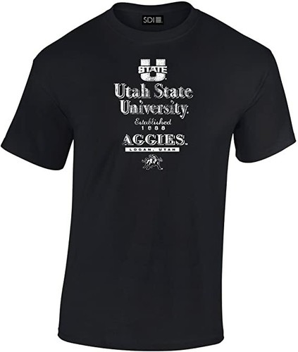 SDI NCAA Stacked Vintage T-Shirt Utah State Aggies 2XL Ships next day
