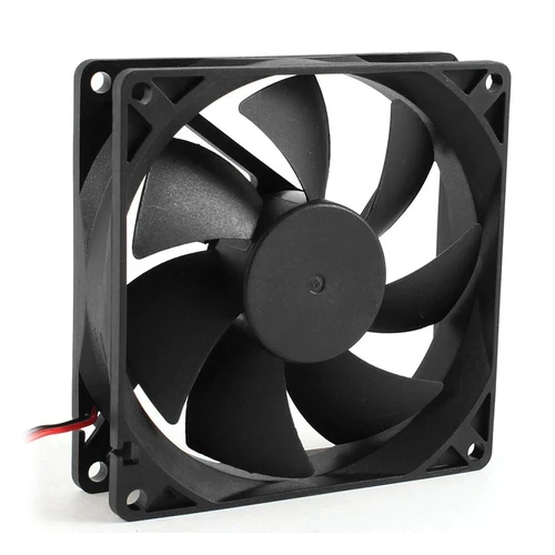 1/2X 12V 120x120x24mm 12cm dual Ball Bearing PC Brushless Cooling Fan 2Pin 120mm - Picture 11 of 12