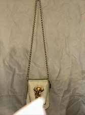 Nima Vintage 80's Glam 3D Gold Elephant shoulder bag- crossbody EUC