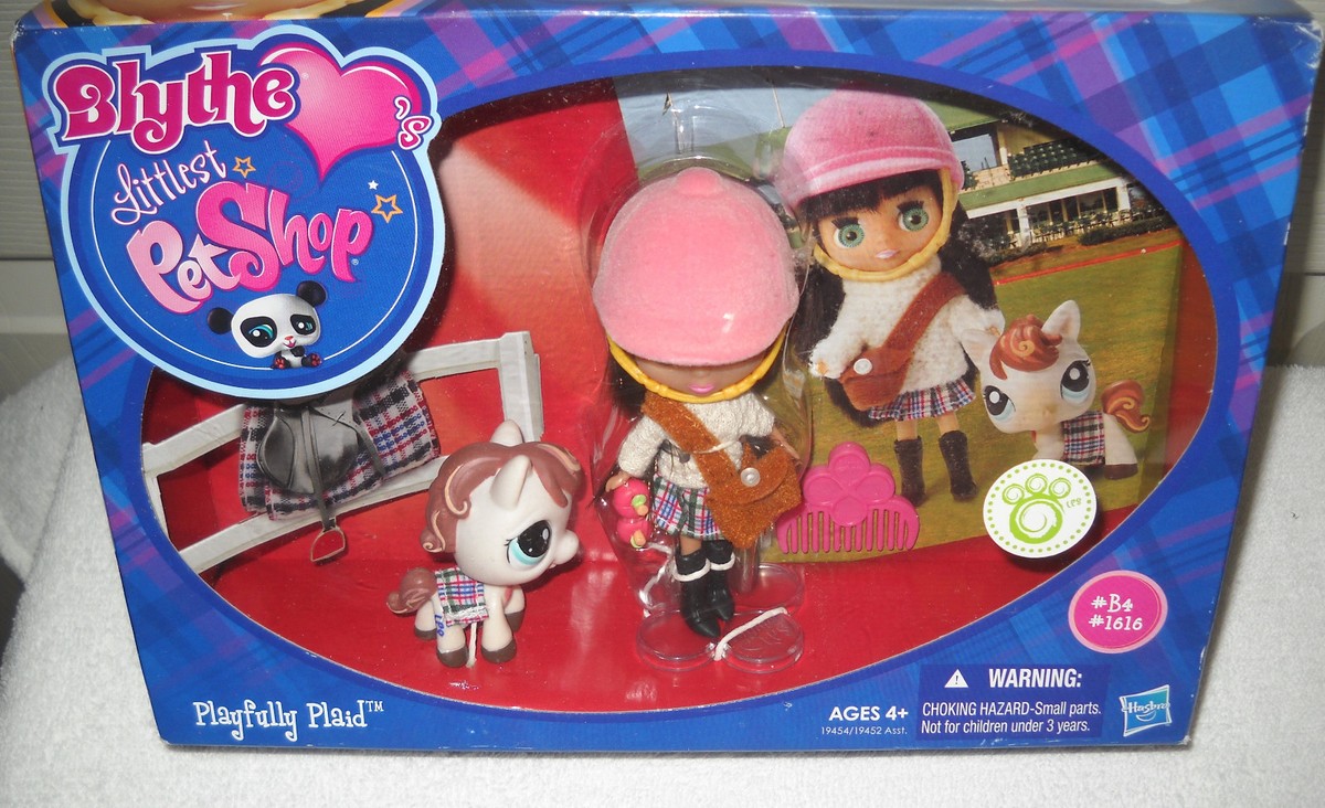 9315 NRFB Hasbro Littlest Pet Shop Blythe Playfully Plaid | eBay