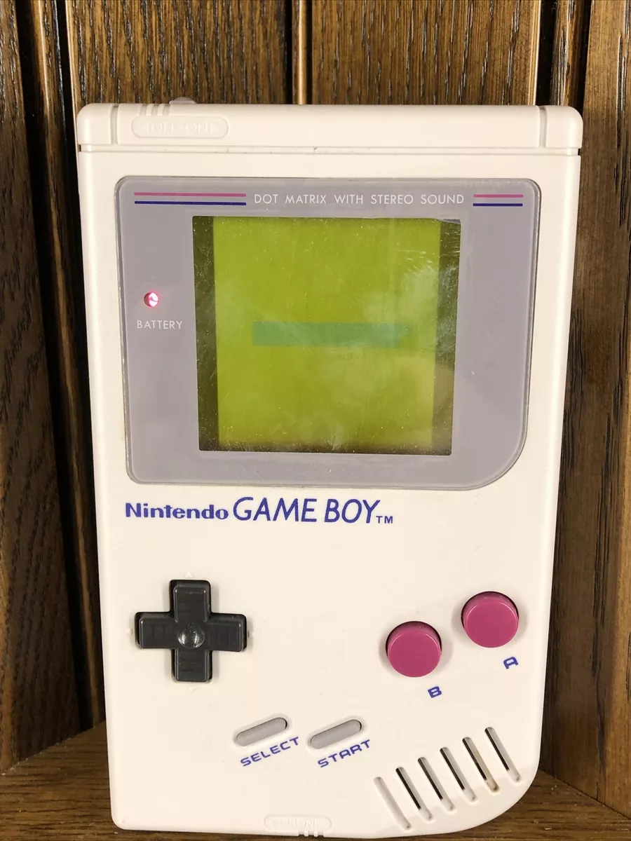 Original Grey Nintendo Game Boy Gray GameBoy System Handheld ...