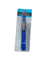 4ft Reflective Dog Leash Night Time Dog Walk Safety - Blue