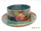 S Hancock & Sons FX Abraham Jilian Ware hand painted fruit bowl. Stoke On Trent — photo 3