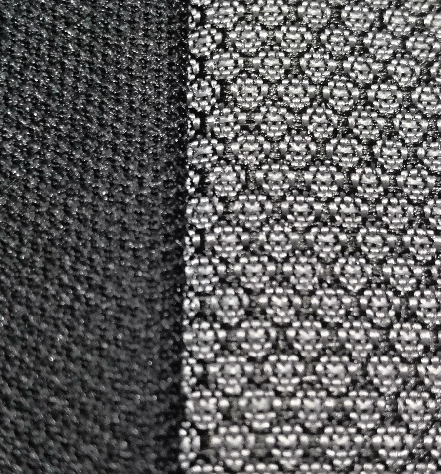 Citroen Jumper Jumpy Housses de Siège Avant 2+1 Tissu Respirant Luxe Noir Gris - Photo 2/4