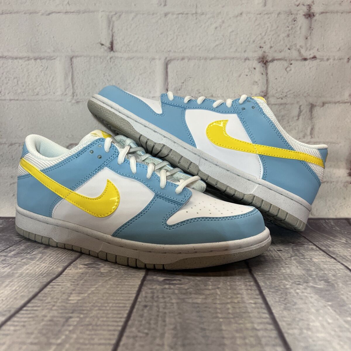 Nike Dunk Low Homer Simpson Blue Yellow Shoes DX3382-400 Nike Dunk Low Homer Simpson Blue Yellow Shoes DX3382-400