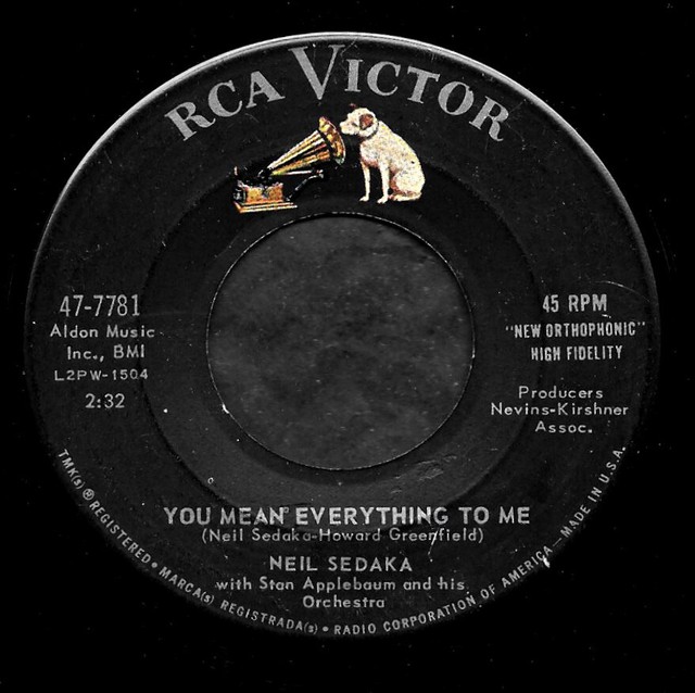 You Mean Everything To Me Neil Sedaka Lyrics