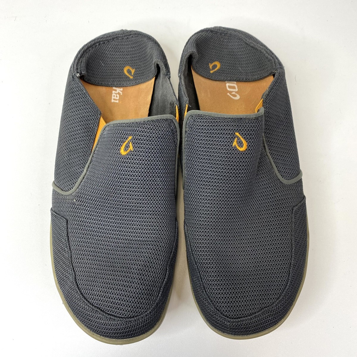 Olukai Shoes Mens US Size 10 Nohea Mesh Gray Slip On Casual  display picture 3