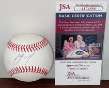 Yainer Diaz Signed Autographed Rawlings MLB Baseball Houston Astros JSA N5