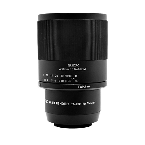 New TOKINA SZX 400mm F8 Reflex MF Lens & 2x Extender Set -CANON EF Mount - Picture 9 of 13