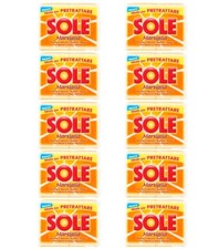 20pz Saponetta Sole Marsiglia sapone solido naturale bucato a mano 250g cad