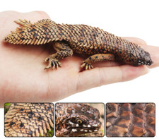 Mini Lagarto Cola Espinosa PVC Juguete Reptil Animal Salvaje Figura Muñeca Niños Regalo