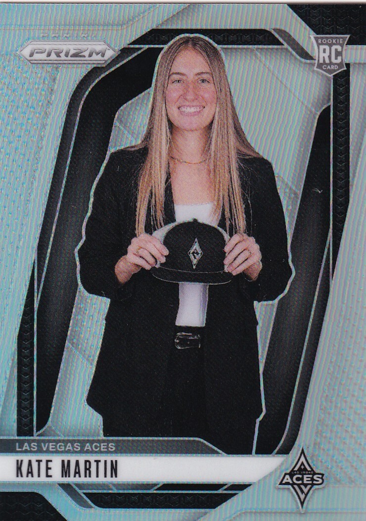 2024 Prizm WNBA Kate Martin RC Silver Prizm Variation #148 Aces PWE