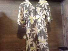 CALVIN KLEIN Womens 2 PIECE Sheer AND SOLID DRESS OPEN Sleeve GREEN SIZE 4