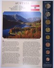 Coins From Around The World, Postal Commemorative Society-Austria 8 Coins, Unc.
