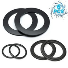 3/6-Pack 25076RP Spare Gasket Seal Rubber Rin...