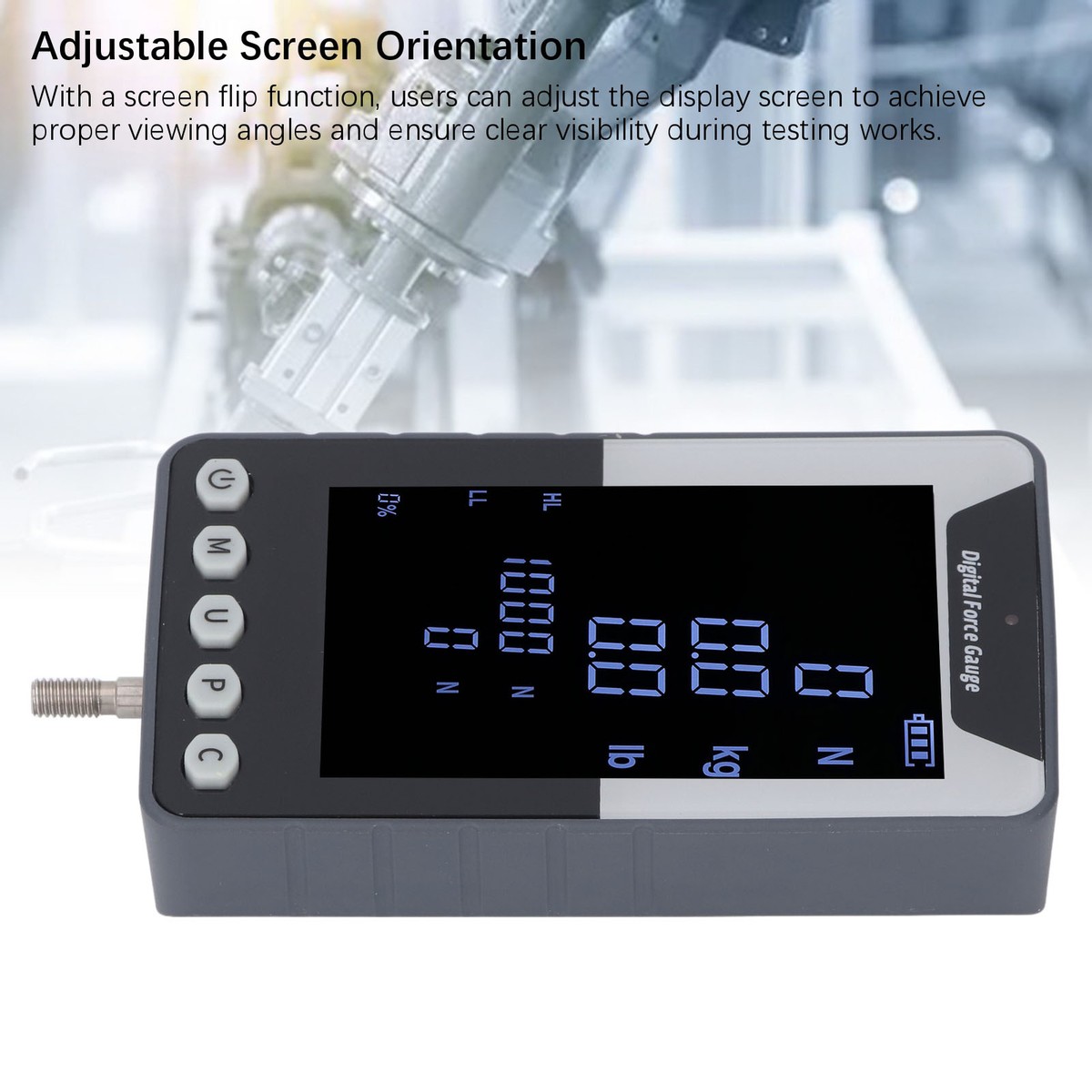 Push Pull Force Meter 1000N Data Sync Computer Digital Push Pull Force ...