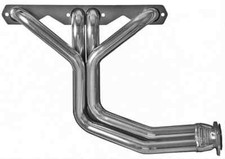 Small Block Chevy Street Rod 262 Silver Coated Exhaust Headers Sbc C32-sec