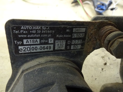 Audi A4 B6 8E Avant Anhängerkupplung abnehmbar AHK Träger 13-Polig Auto Hak - Bild 4 von 8