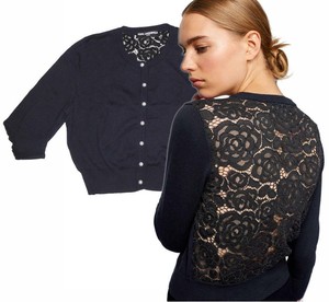 lace back sweater