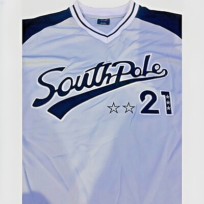 Vintage Y2K Southpole Jersey Baseball All Players Team Skater Urban Hip Hop  NEW! | eBay