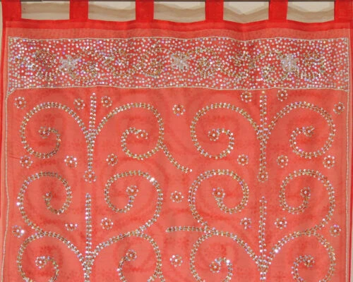 Ventana de la novedad Handmade Bordado Cortinas