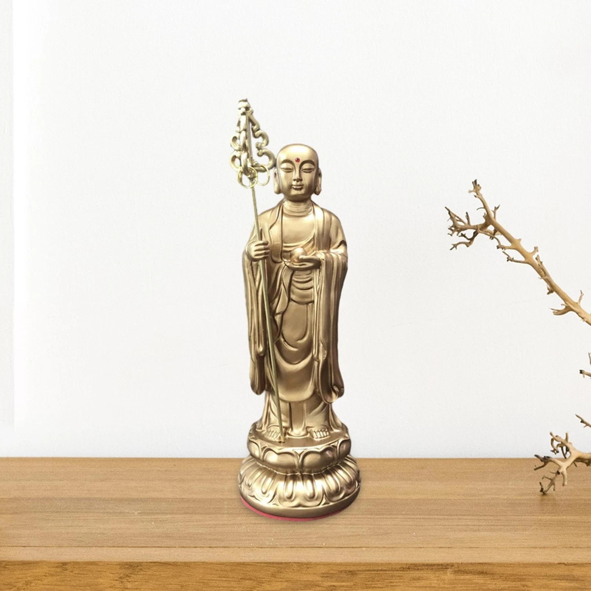 Buddha Tall Standing Sculpture Enlightenment for Showpiece Office Hallway