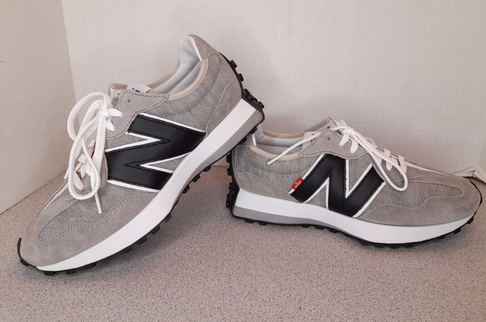 New Balance 327 x Levi’s Mens Gray Denim MS327LVB d S… Gem