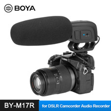 BOYA BY-M17R On-camera Shotgun Microphone Super-cardioid Condenser Mic