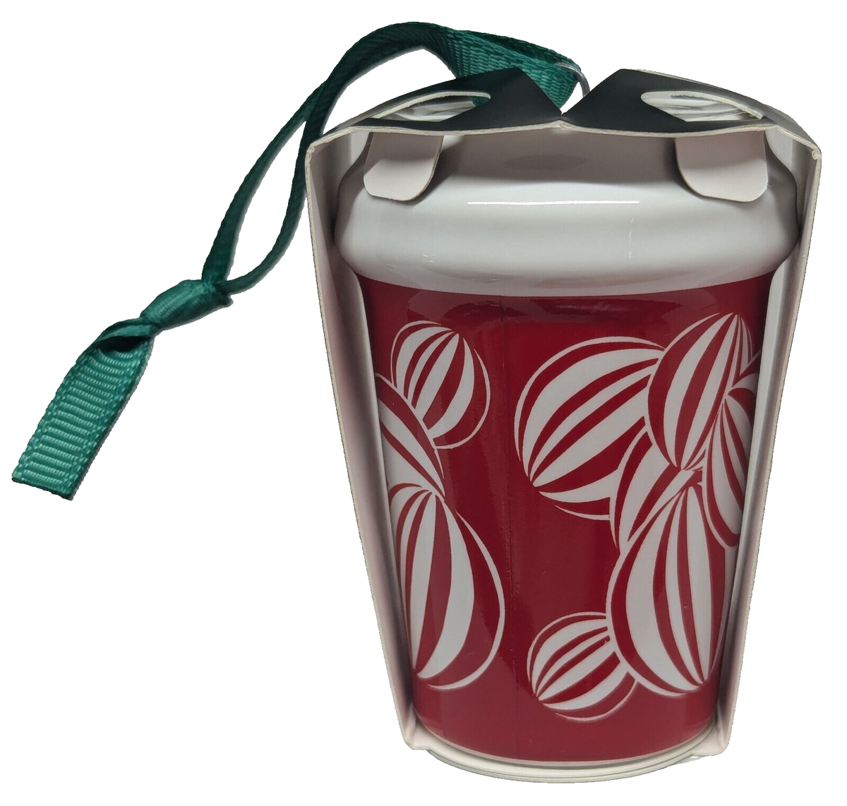 Starbucks 2024 Holiday Red Cup Ceramic Christmas Tree Ornament 2.5