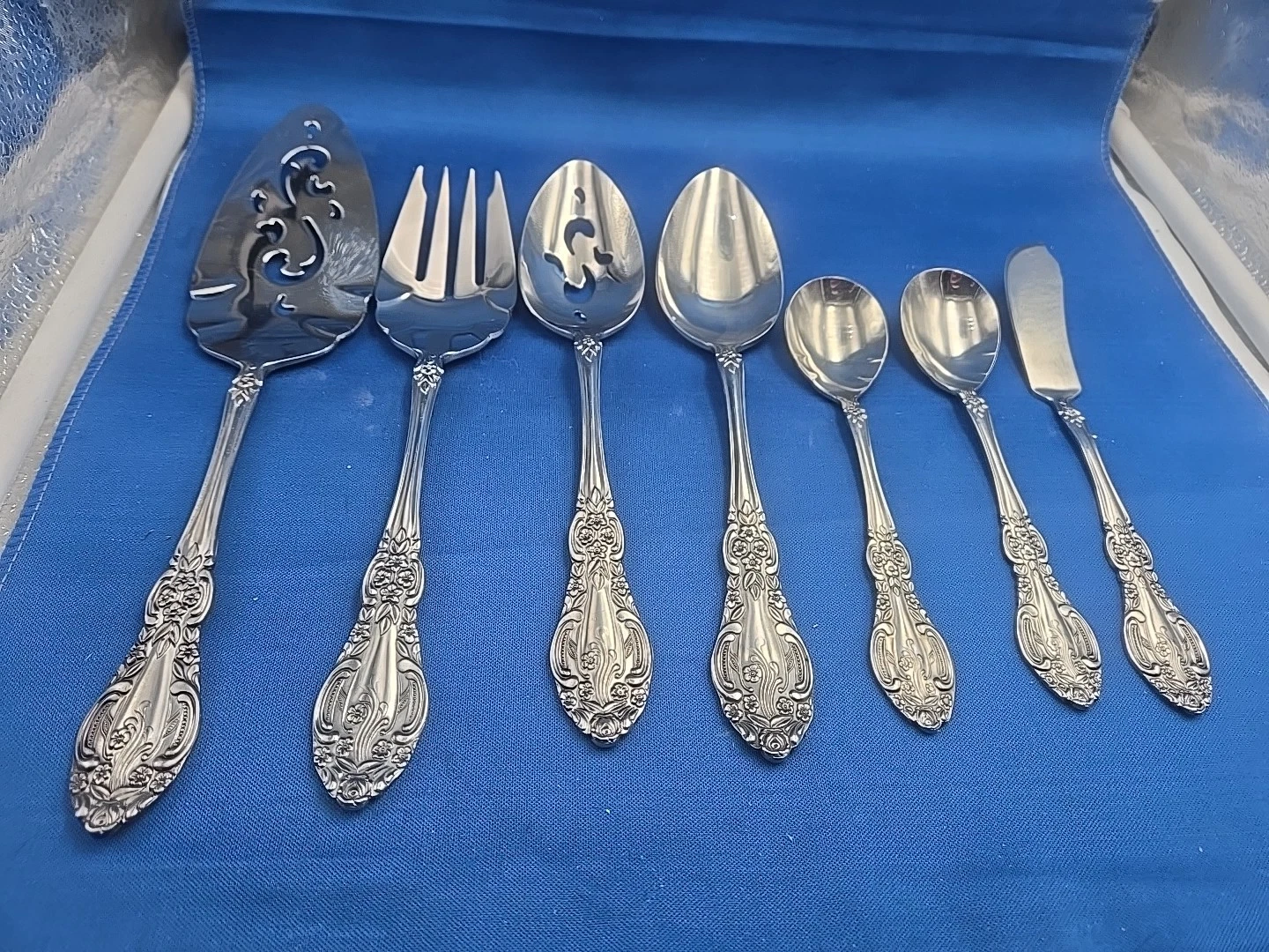 Lot of 7 SPRINGTIME Japan Stainless Serving Pieces Set #2