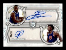 Jalen Brunson / OG Anunoby 2023-24 Topps Royalty Dual Auto 10/10
