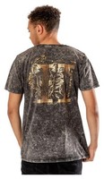 Harry Potter T-Shirt Hufflepuff Acid Wash GrößE L