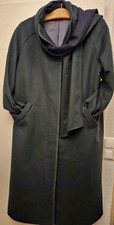 Schöner grüner Loden Mantel Damen Gr 44  lang Vintage
